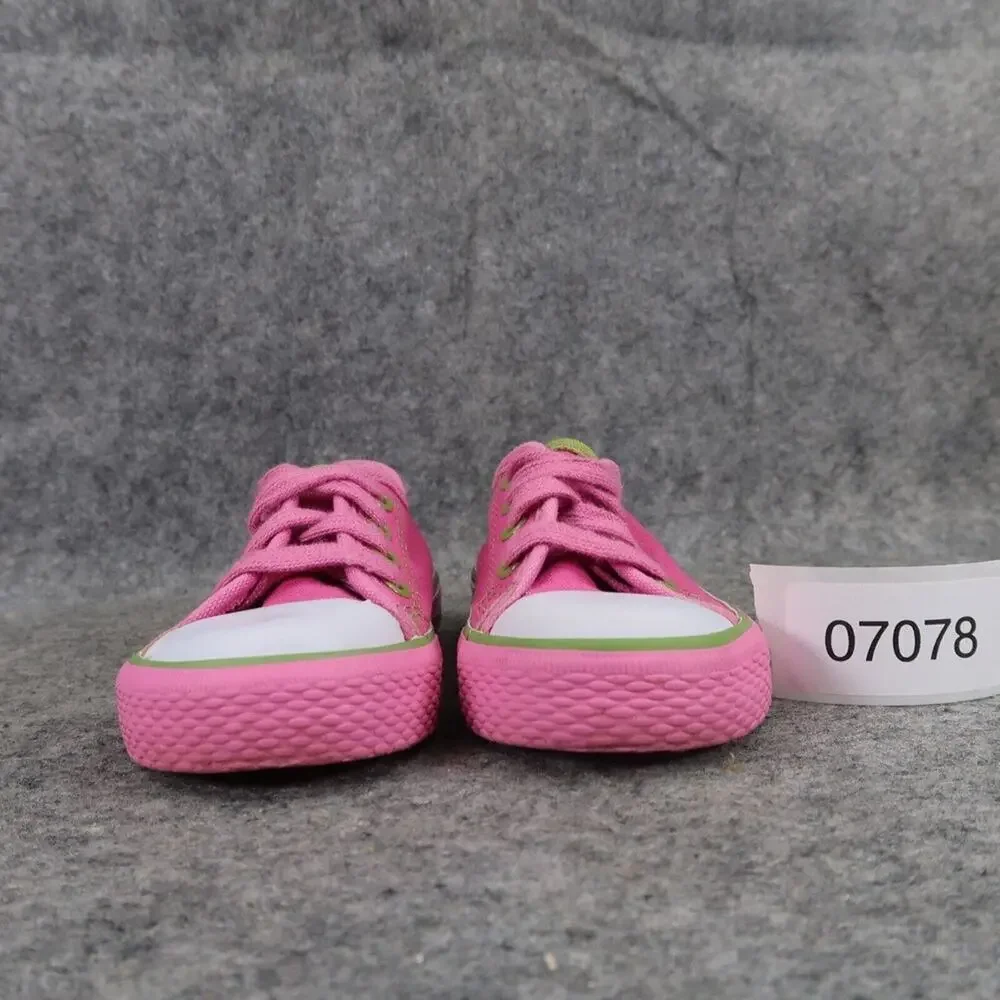 Childrens Place Shoes Baby Toddler 6 Sneakers Canvas Classic Pink Lace Up Casual